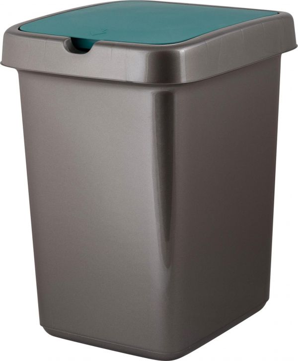 Waste container 25L Step green velvet SC424211096